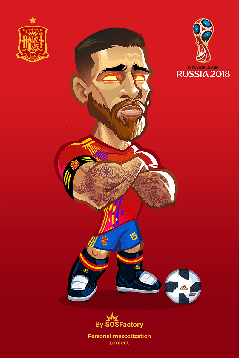 Russia 2018 Sergio Ramos