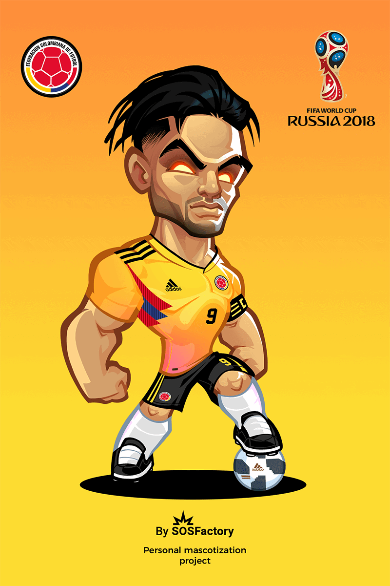 Russia 2018 Falcao