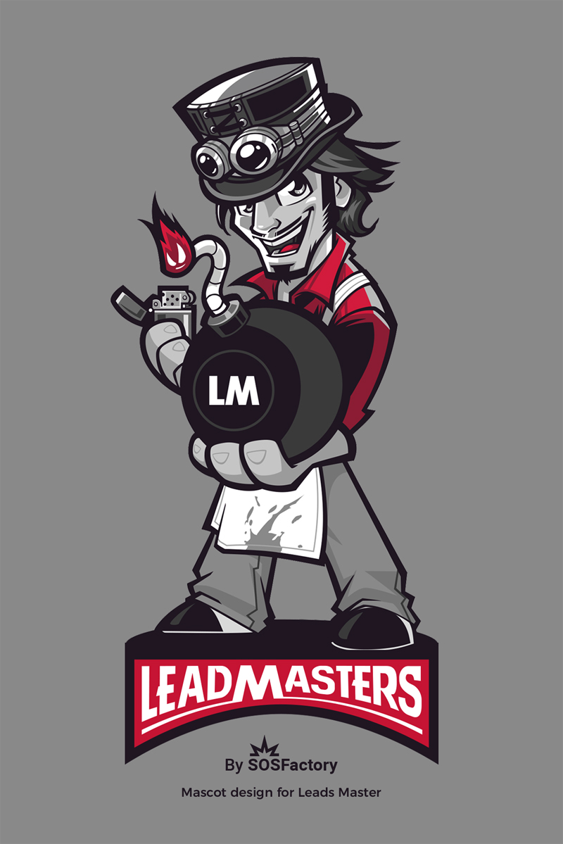 Mascot design for Lead Masters