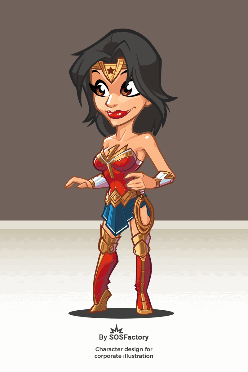 Wonder Woman cartoon