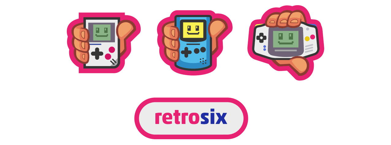 retrosix gaming logo