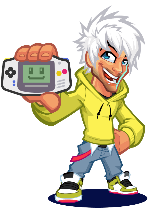 mascot design gameboy advance