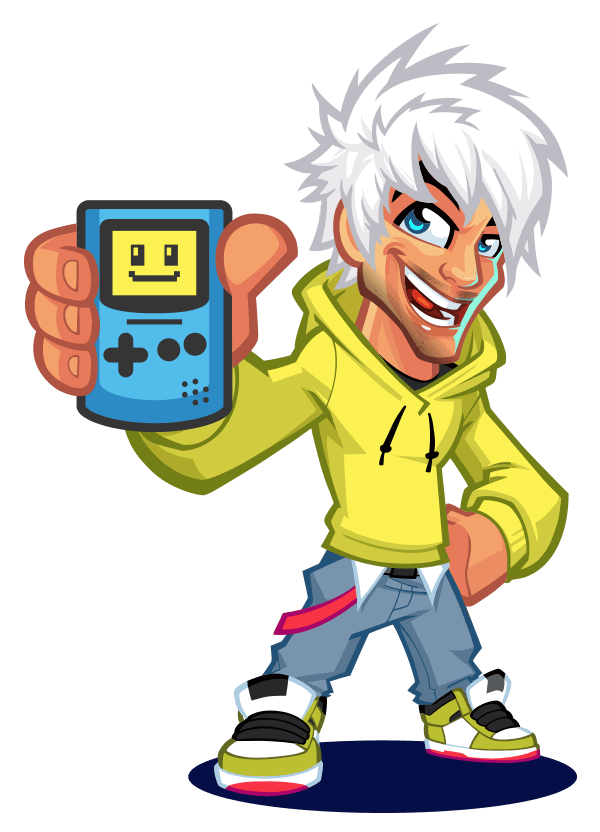 Mascot design gameboy color