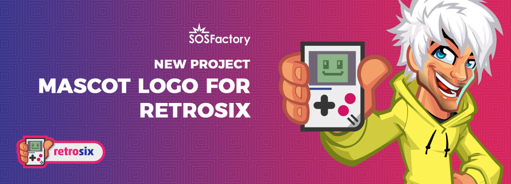 Gaming logo design for Retrosix