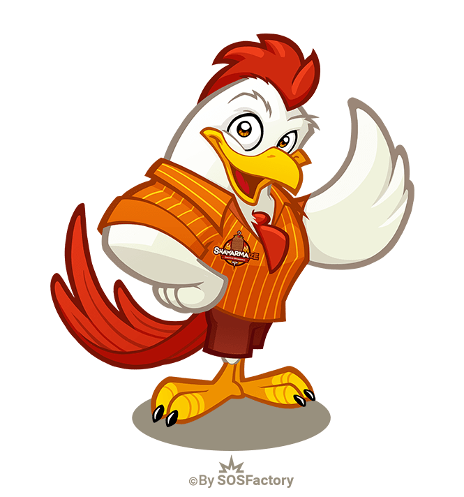 Chicken Mascot Character
