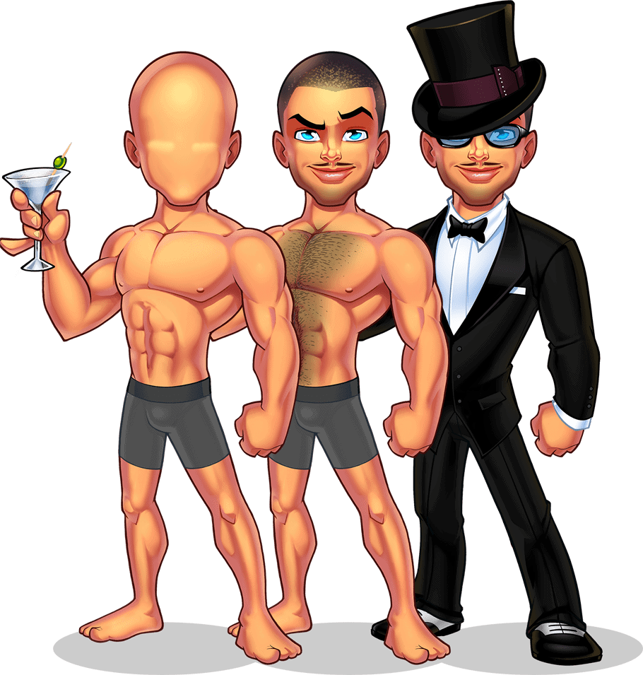 Avatar personalizable hombre