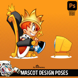 Mascot design poses