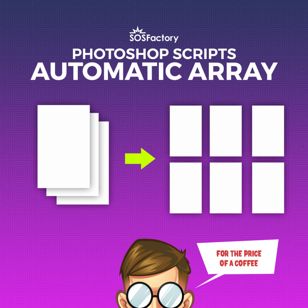 automatic array photoshop
