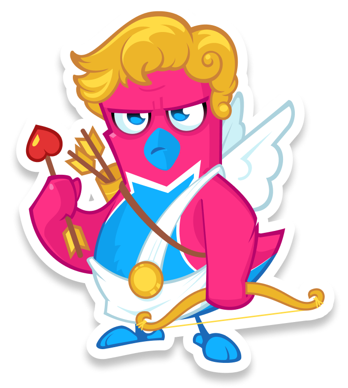 Cupido Bird cartoon