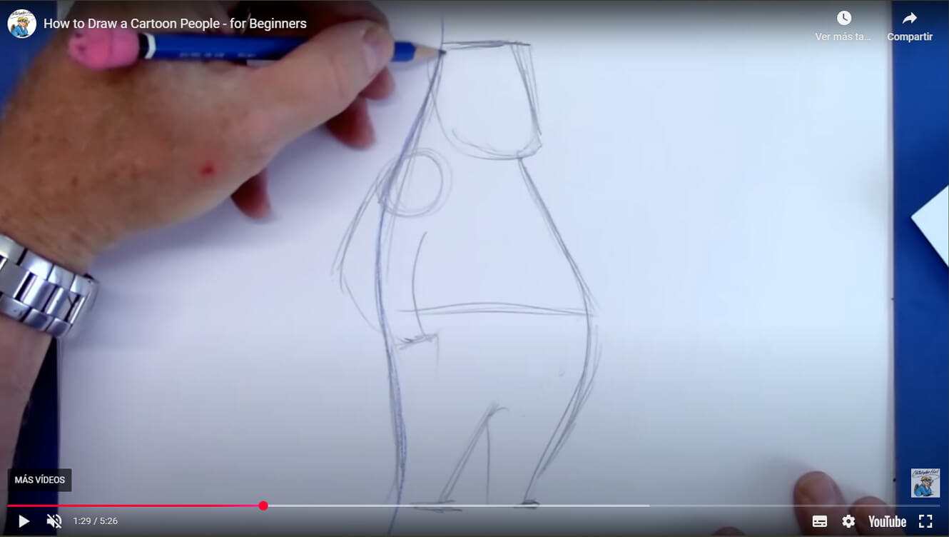 how to draw cartoon people