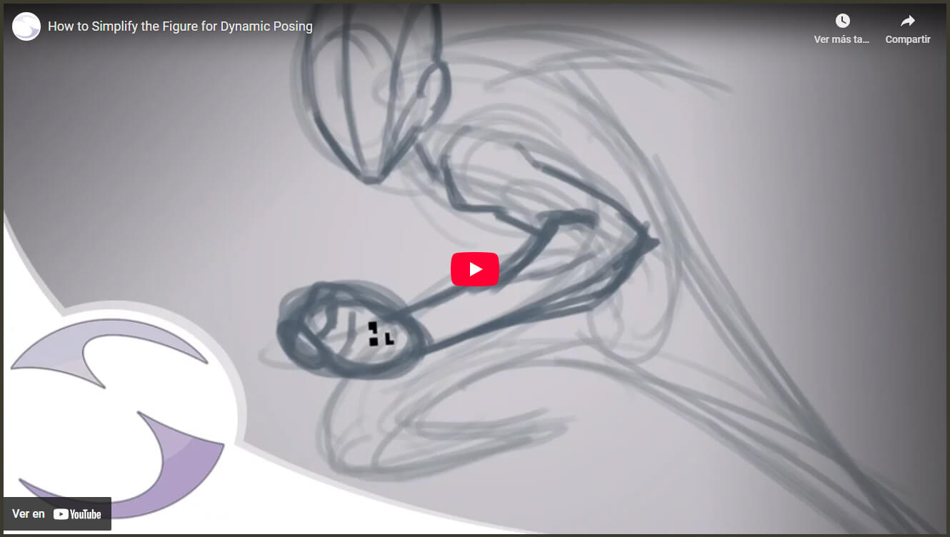 Exercise to improve character posing – video tutorial by Sycra