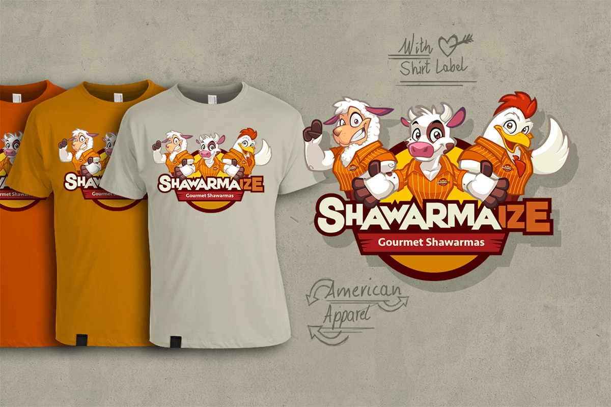 fast food mascot logo