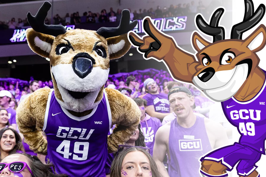 Thunder the antelope Thunder the Antelope - Grand Canyon University